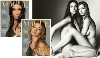 Banner image for Gigi and Bella Hadid Are the Cover Girl for Vogue Spring Issue