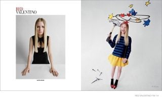 Banner image for Lottie Moss Poses for Red Valentino 2014 Fw Ads