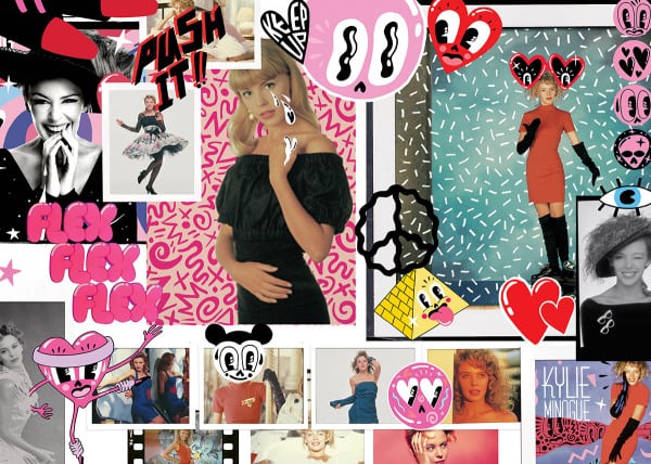 Banner image for Designer Mat Maitland Gives Kylie Minogue a Surrealist Makeover